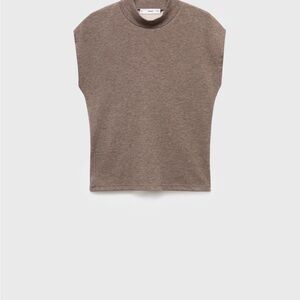 MANGO NEW HIGH COLLAR T-SHIRT
